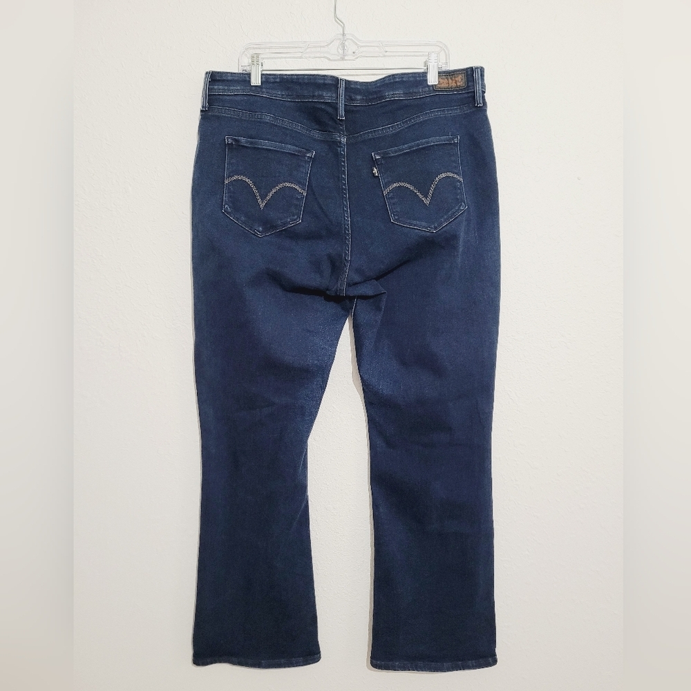 Levi’s 512 Perfectly Shaping Bootcut Jeans Women’s PLUS Size 20W Blue Stretch - Picture 3 of 14